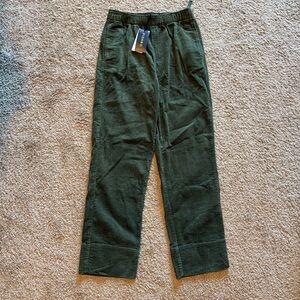 Piombo Forest Green Corduroy Trousers